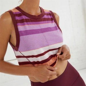 FREE PEOPLE MOVEMENT x Anthropologie PLAY BY PLAY TANK Top Stripe